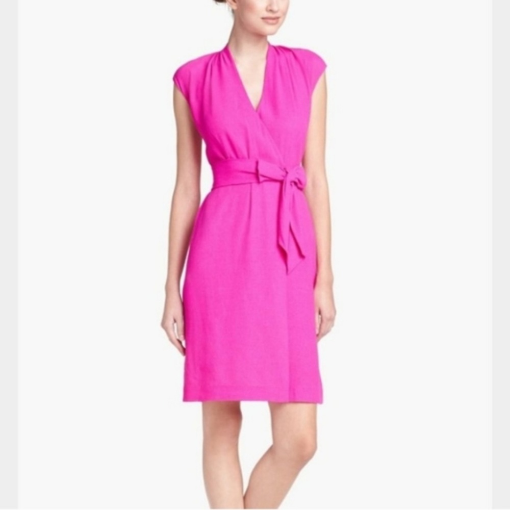 Kate spade hot pink wrap dress
